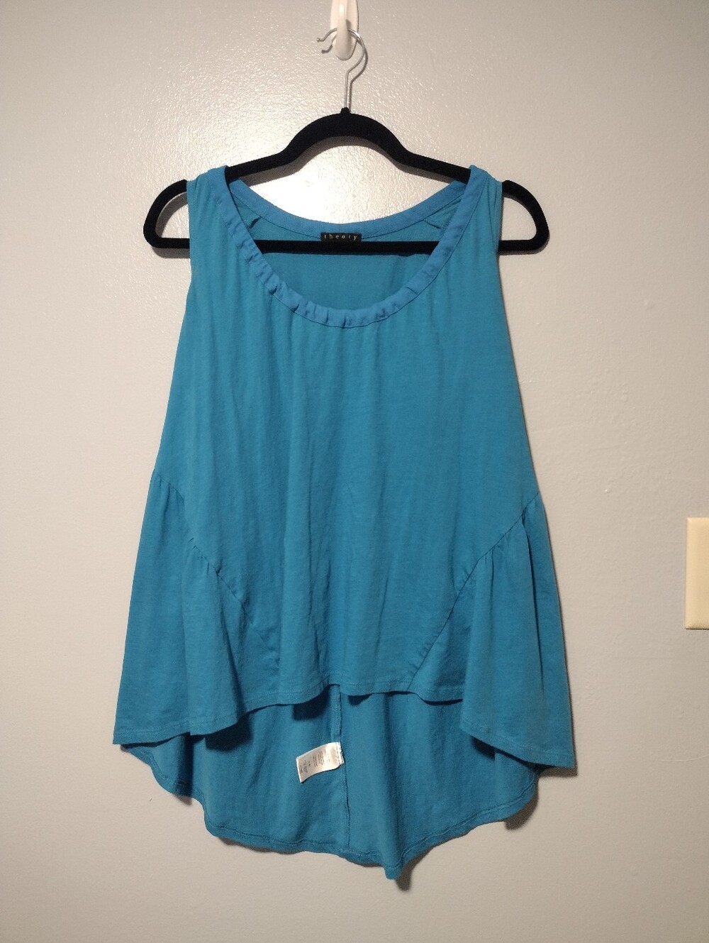 Theory Hi Low Sleeveless Tank Top P/TP